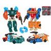 Deformation Warrior auto závodní/robot 2ks s doplňky 2barvy v krabičce