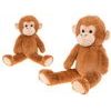 Plush Friends opice plyšová tmavě hnědá 80cm 0m+