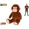 Plush Friends opice plyšová tmavě hnědá 80cm 0m+