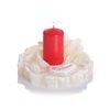 Bartek Svíčka 140x70 Christmas Holder Ecruw & Red