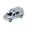 Kids Globe Traffic auto policie CZ 13cm kov zpětný chod na baterie se světlem a zvukem v krabičce