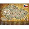 Stírací mapa Česká republika