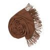 Dámská tmavě hnědá pashmina P74 / Dámská tmavě hnědá šála