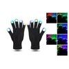 Rukavice s LED špičkami - PARTY GLOVES