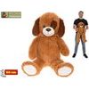 Plush Friends pes plyšový 80cm tmavě hnědý 0m+