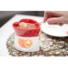 Čokoládové fondue ve tvaru srdce - ČERVENÉ