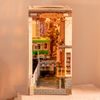 RoboTime 3D skládačka Zarážka na knihy Miniatura domečku Sakurová ulička