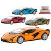 Kinsmart Auto Lamborghini Sián 12,5cm 1:40 kov zpětný chod 4barvy 12ks v DBX