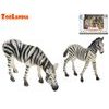 Zoolandia zebra s mládětem 5-12cm v krabičce