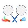 Gametime badmintonové rakety 44x22cm 2ks s košíčky 2ks 2barvy v síťce
