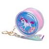 Unicorn mini kabelka holografická 8,5cm se třpytkami s přívěskem na klíče 12ks v DBX
