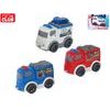 Mini Club vozidlo záchranářské 8cm volný chod 3druhy 18m+ v krabičce