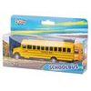 2-Play Traffic školní autobus americký 14cm kov zpětný chod v krabičce