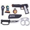 SWAT set - pistole s nožem a doplňky 6ks na kartě