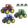 Traktor 10cm na setrvačník 3barvy v krabičce