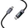 Favor 60W nabíjecí datový kabel 1m s diplejem Type-C to Type-C