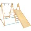2Kids Toys Dřevěná hrací sestava se skluzavkou
