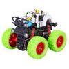 Crazy Truck monster truck 9cm na setrvačník velká kola grafitti design 4barvy na kartě