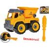 Auto stavební sklápěčka šroubovací 12cm volný chod v krabičce