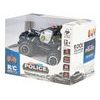 R/C auto terénní policie 14cm 27MHz plná funkce na baterie se světlem 2barvy v krabičce