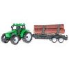 Traktor s vlečkou 21cm na zpětný chod 3druhy v krabičce