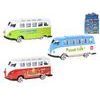 Autobus 7,5cm kov volný chod 3barvy v krabičce 24ks v DBX