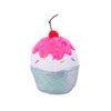 Fluffy Menu zmrzlina/cupcake plyšový 16/12cm 2druhy 6barev 0m+ 12ks in PDQ