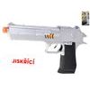 Pistole 26cm jiskřící na setrvačník na kartě