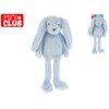 Mini Club zajíček plyšový modrý 30cm dlouhé nohy 0m+ na kartě