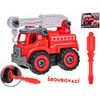 Auto hasiči šroubovací 13cm volný chod v krabičce