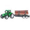 Traktor s vlečkou 21cm na zpětný chod 3druhy v krabičce
