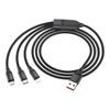 Ultra 6A nabíjecí datový kabel 1m Lightning & Micro & Type-C