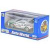 Auto závodní 10cm kov 1:43 zpětný chod 8druhů v krabičce 24ks v DBX