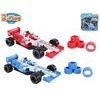 2-Play Traffic formule 17cm kov zpětný chod s náhradními pneumatikami 2barvy na kartě