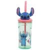 Kelímek s 3D figurkou360 ml s motivem květin - Stitch
