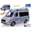 Auto policie CZ 21,5cm 1:20 na setrvačník na baterie se světlem a zvukem v krabičce