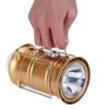 Solární LED kempingová svítilna s efektem stroboskopu