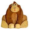 2Kids Toys Dřevěná magnetka velká Opice hnědá