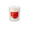 Provence Svíčka Sklo Vánoční matná bílá 7X8cm 135g červená
