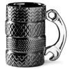 Keramický hrnek - TYRES silver