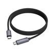 Favor 60W nabíjecí datový kabel 1m s diplejem Type-C to Type-C
