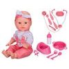 Miminko 30cm tvrdé tělo čurající na baterie se zvukem a doplňky v krabičce