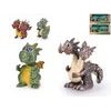 Drak figurka 3,5-6cm fantasy design 4ks 3druhy v krabičce