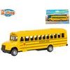 2-Play Traffic školní autobus americký 14cm kov zpětný chod v krabičce