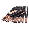 Sada štětců na make-up – 20 ks s pouzdrem