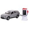 Kids Globe Traffic Volvo EX90 13,5cm kov zpětný chod+dobíjecí stanice na bat. světlo,zvuk v krabičce