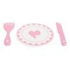 small foot Sada talířů s příbory Srdce