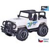 Jeep policejní 22,5cm na setrvačník v krabičce