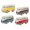 Kinsmart VW Classic autobus 1962 1:64 kov na zpětný chod 4barvy 12ks v DBX