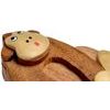 2Kids Toys Dřevěná magnetka velká Opice hnědá